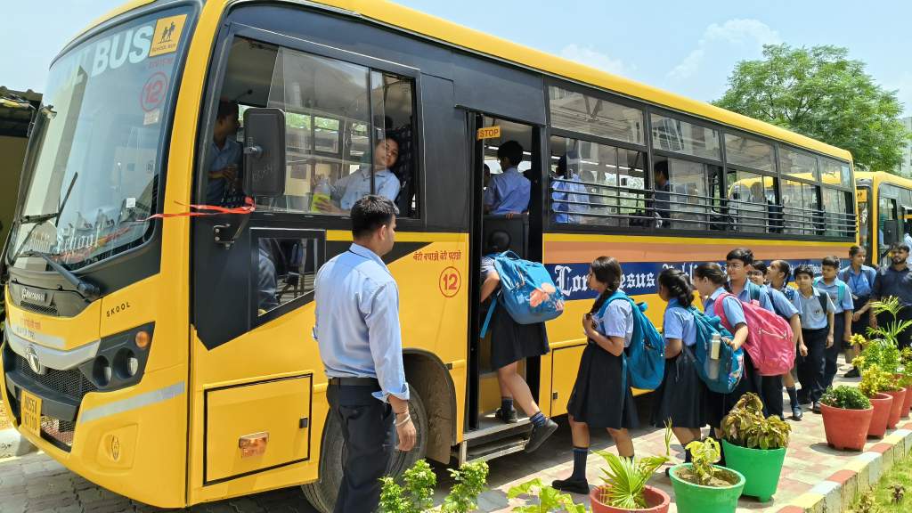 Transportation facility in lord jesus public school
